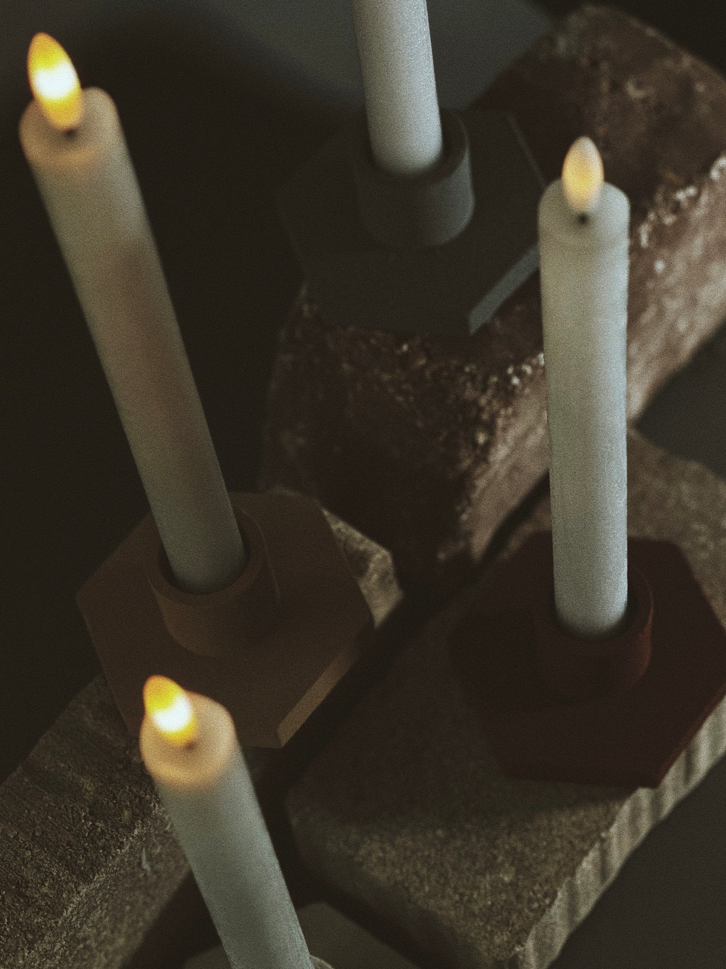 CONCRETE CANDLE HOLDER